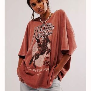 Daydreamer for Free People Willie Nelson Oversized T-Shirt